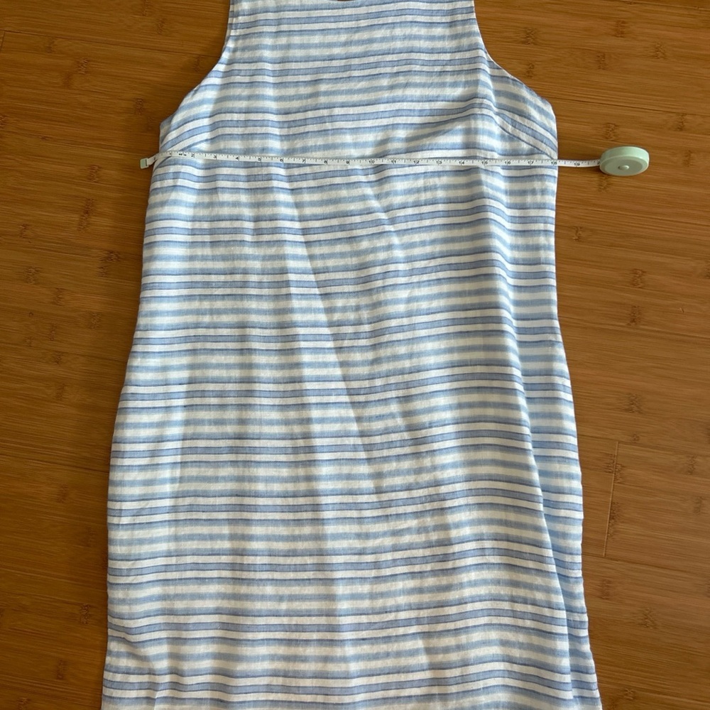 Tommy Bahama Blue and White Striped Midi Dress - Picture 4 of 5